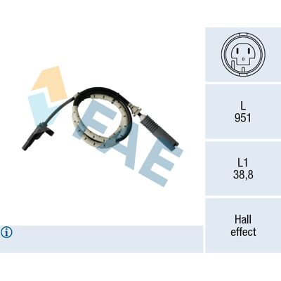 BMW 3er ABS Sensor FAE 78185 - ABS Sensor BMW 3er ABS Sensor FAE 78185 - ABS Sensor