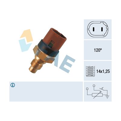 EPS 34100 - Kühlmitteltemperatur-Sensor für Renault - OE Kompatibel EPS 34100 - Kühlmitteltemperatur-Sensor für Renault - OE Kompatibel