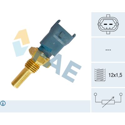FAE Öl- & Kühlmitteltemperatursensor - M12x1,5 - Made in Italy FAE Öl- & Kühlmitteltemperatursensor - M12x1,5 - Made in Italy