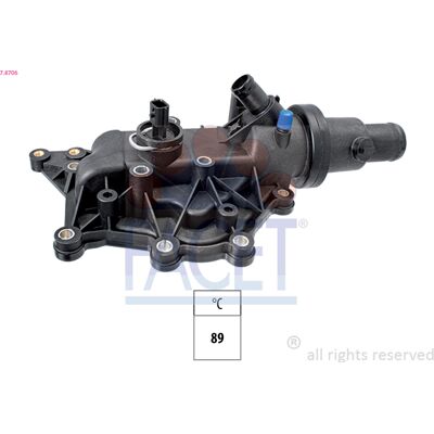 FACET 7.8706 Thermostat - OE-Äquivalent für Renault Clio 3 und Megane 2/3, Scenic 2 FACET 7.8706 Thermostat - OE-Äquivalent für Renault Clio 3 und Megane 2/3, Scenic 2