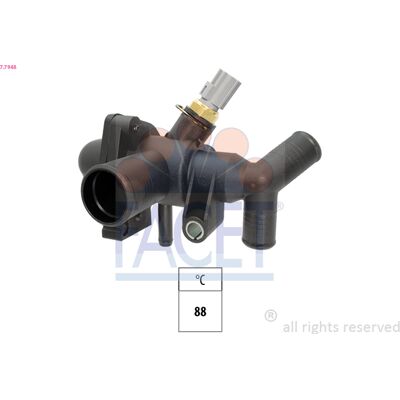 FACET 7.7948 Wasserthermostat für Ford Transit - Thermostat FACET 7.7948 Wasserthermostat für Ford Transit - Thermostat