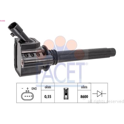 FACET 9.6542 Zündspule - Zündspule FACET 9.6542 Zündspule - Zündspule