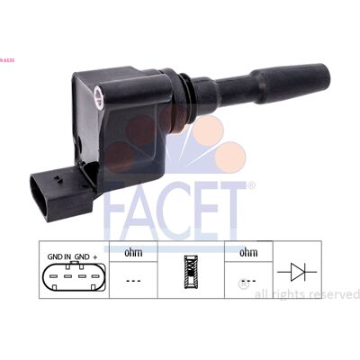 FACET 9.6535 Zündspule - Zündspule FACET 9.6535 Zündspule - Zündspule