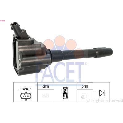 FACET 96551 Zündspule - Zündspule FACET 96551 Zündspule - Zündspule