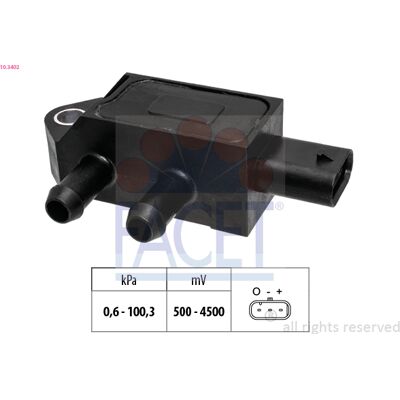 FACET 10.3402 Barometrischer Drucksensor - Mitsubishi Outlander 3 FACET 10.3402 Barometrischer Drucksensor - Mitsubishi Outlander 3