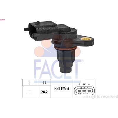 FACET 9.0833 Kurbelwellenpositionssensor - Sensor FACET 9.0833 Kurbelwellenpositionssensor - Sensor