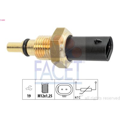 FACET 7.3400 Öltemperatursensor - Sensor FACET 7.3400 Öltemperatursensor - Sensor
