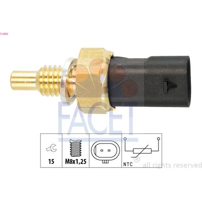 FACET 7.3403 Flüssigkeitskühlsystem Sensor - Temperaturfühler FACET 7.3403 Flüssigkeitskühlsystem Sensor - Temperaturfühler