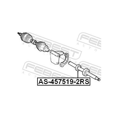 Febest Lager, Antriebswelle As4575192rs Für Ford Volvo Geely Bmw Febest Lager, Antriebswelle As4575192rs Für Ford Volvo Geely Bmw