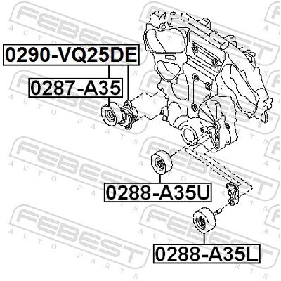 FEBEST 0290-VQ25DE - Steuerkette FEBEST 0290-VQ25DE - Steuerkette