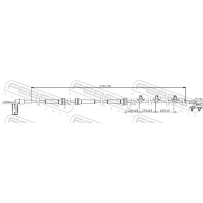 FEBEST 02606-008 - Raddrehzahlsensor FEBEST 02606-008 - Raddrehzahlsensor