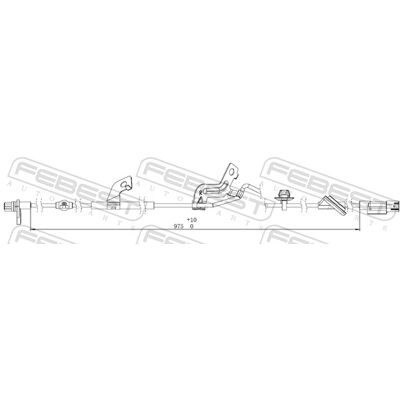 FEBEST 04606-006 - Raddrehzahlsensor FEBEST 04606-006 - Raddrehzahlsensor