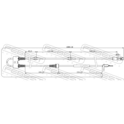 FEBEST 07606-001 - Raddrehzahlsensor FEBEST 07606-001 - Raddrehzahlsensor