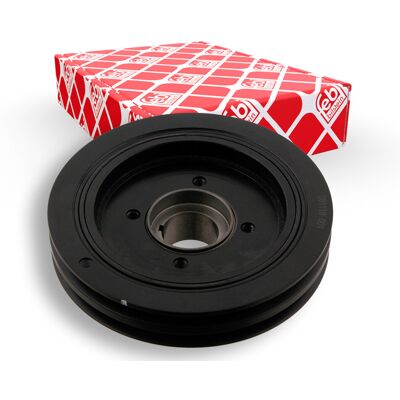 Febi Bilstein Riemenscheibe - 175mm, 2 Rippen, Schwarz - Kurbelwellenradscheibe Febi Bilstein Riemenscheibe - 175mm, 2 Rippen, Schwarz - Kurbelwellenradscheibe