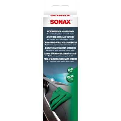 Sonax Mikrofasertuch - Scheiben+Innen Reinigung - 38x38cm Sonax Mikrofasertuch - Scheiben+Innen Reinigung - 38x38cm
