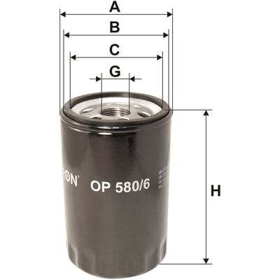 Filtron OP 580/6 Ölfilter - MG Rover 75 Filtron OP 580/6 Ölfilter - MG Rover 75