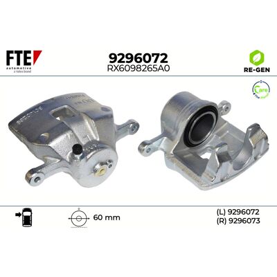 FTE 9296072 Gusseisen Vordere linke Bremszange für Hyundai/Kia - Bremszange FTE 9296072 Gusseisen Vordere linke Bremszange für Hyundai/Kia - Bremszange