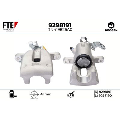 FTE 9298191 - Aluminium Bremszange für Opel/Vauxhall FTE 9298191 - Aluminium Bremszange für Opel/Vauxhall