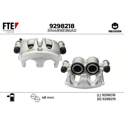 FTE 9298218 Mercedes-Benz Bremssattel - Vorder links, Gusseisen FTE 9298218 Mercedes-Benz Bremssattel - Vorder links, Gusseisen