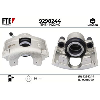 FTE 9298244 Graue Bremssattel für Ford & Mazda - Rechts vorne FTE 9298244 Graue Bremssattel für Ford & Mazda - Rechts vorne