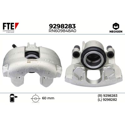 FTE 9298283 - Rechter vorderer Bremssattel - Bremseklave FTE 9298283 - Rechter vorderer Bremssattel - Bremseklave