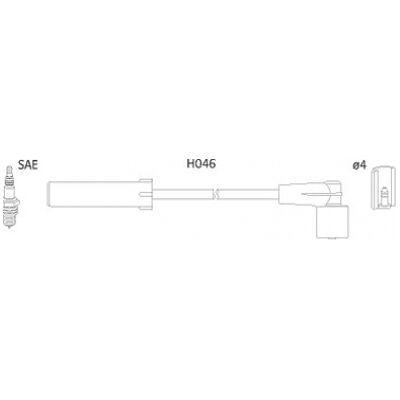 Hitachi 134979 Zündkabelsatz - Zündsystem für Lada Niva Hitachi 134979 Zündkabelsatz - Zündsystem für Lada Niva
