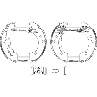 Textar Modell D4060AX600 - Bremsbacken Textar Modell D4060AX600 - Bremsbacken