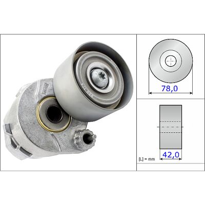 Ina Spannrolle, Keilrippenriemen 531060430 Für Mercedes Ina Spannrolle, Keilrippenriemen 531060430 Für Mercedes