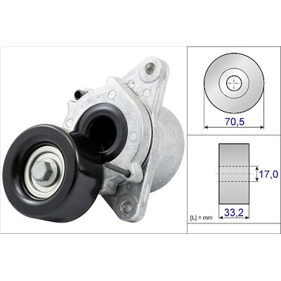 INA 534043510 Keilriemen-Spanner - Keilriemen-Spanner für Nissan Navara D40 INA 534043510 Keilriemen-Spanner - Keilriemen-Spanner für Nissan Navara D40