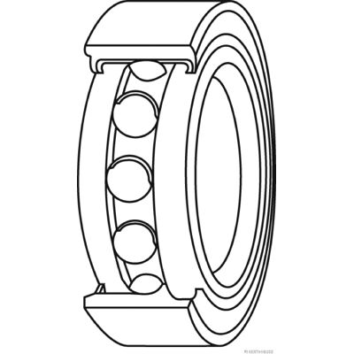 Herth+buss Jakoparts Radlagersatz - Daihatsu 72mm, 31mm, 25mm Herth+buss Jakoparts Radlagersatz - Daihatsu 72mm, 31mm, 25mm