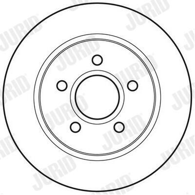 JURID Ford Focus Bremsscheibe - Vollbeschichtet, 11mm, 2er-Set JURID Ford Focus Bremsscheibe - Vollbeschichtet, 11mm, 2er-Set
