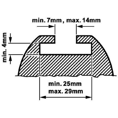 KAMEI - Dachboxen M8 Ergänzungssatz - Aluminium - Accessory KAMEI - Dachboxen M8 Ergänzungssatz - Aluminium - Accessory