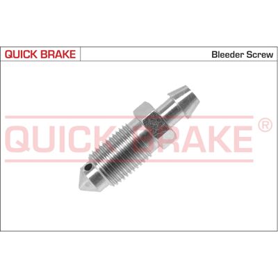 QUICK BRAKE M10x1 Entlüfterschraube - 34mm Länge QUICK BRAKE M10x1 Entlüfterschraube - 34mm Länge