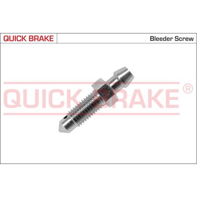 QUICK BRAKE Entlüfterschraube - M7x1, 33mm, OE 3681/53000088 QUICK BRAKE Entlüfterschraube - M7x1, 33mm, OE 3681/53000088