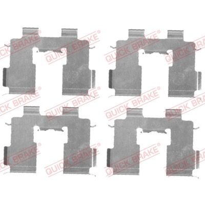 QUICK BRAKE - 109-1717 - Hinten - Montagesatz Bremsbeläge QUICK BRAKE - 109-1717 - Hinten - Montagesatz Bremsbeläge