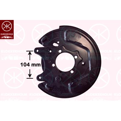 Klokkerholm Spritzblech, Bremsscheibe 8116875 Hinterachse Links Für Toyota Klokkerholm Spritzblech, Bremsscheibe 8116875 Hinterachse Links Für Toyota