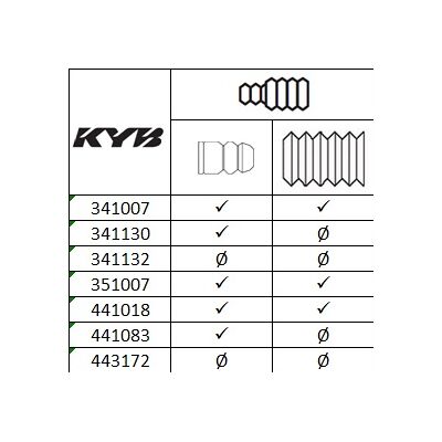 KYB Modell 441083 Hinterachse Öldruckstoßdämpfer - Stoßdämpfer KYB Modell 441083 Hinterachse Öldruckstoßdämpfer - Stoßdämpfer