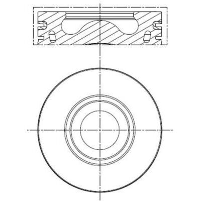 MAHLE 013 PI 00137 000 Kolben - Motorteile MAHLE 013 PI 00137 000 Kolben - Motorteile