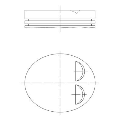 MAHLE 039 PI 00122 001 - Kolben MAHLE 039 PI 00122 001 - Kolben
