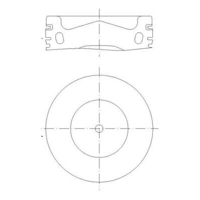 MAHLE Kolben 028 PI 00158 001 - OEM-Qualität MAHLE Kolben 028 PI 00158 001 - OEM-Qualität