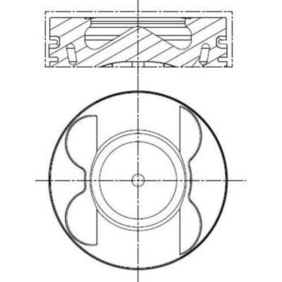 MAHLE 001 PI 00178 000 - Kolben MAHLE 001 PI 00178 000 - Kolben