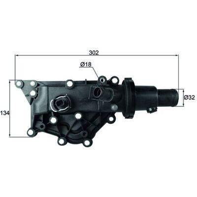 MAHLE Modell TH 59 83 - Thermostat für Renault bei 83°C mit Dichtung MAHLE Modell TH 59 83 - Thermostat für Renault bei 83°C mit Dichtung