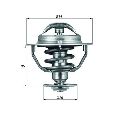 MAHLE BEHR Thermostat - 82°C - Kühlmittel MAHLE BEHR Thermostat - 82°C - Kühlmittel