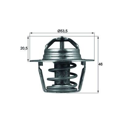 MAHLE TX 91 89D Thermostat - mit Dichtung MAHLE TX 91 89D Thermostat - mit Dichtung