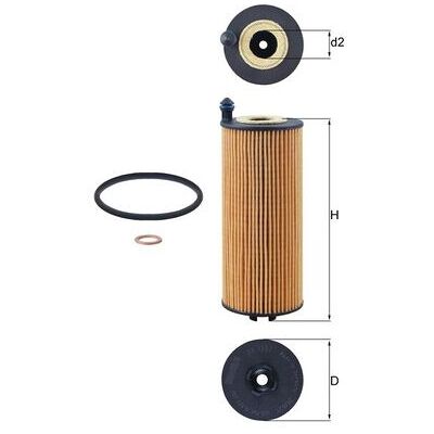 MAHLE OX 1302D Ölfilter - BMW X3, X4, 3er Serie MAHLE OX 1302D Ölfilter - BMW X3, X4, 3er Serie