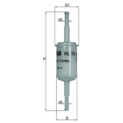 Mahle Kraftstofffilter - Ø30mm für Skoda VW Seat Audi Ford - Kraftstofffilter Mahle Kraftstofffilter - Ø30mm für Skoda VW Seat Audi Ford - Kraftstofffilter