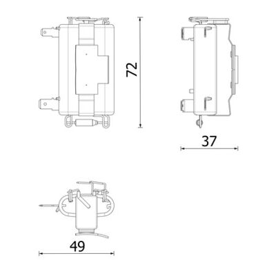 MAHLE ORIGINAL ABR 169 000P - Luftheizerwiderstand MAHLE ORIGINAL ABR 169 000P - Luftheizerwiderstand
