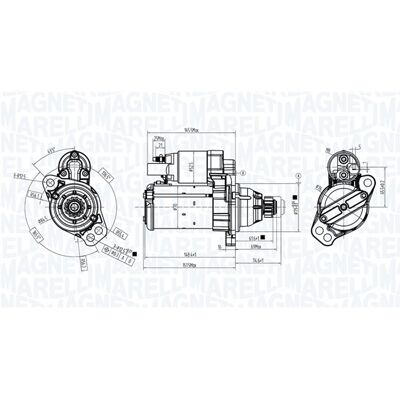 Magneti Marelli 063725696010 Starter für VW Polo Mii - Starter Magneti Marelli 063725696010 Starter für VW Polo Mii - Starter
