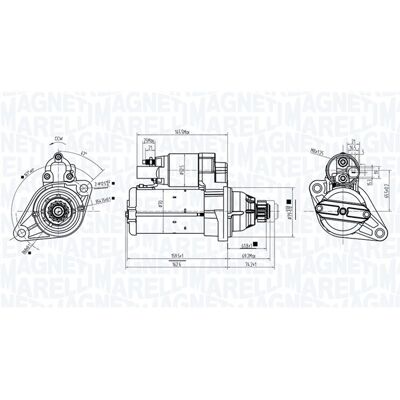 Magneti Marelli CPS0132 - Anlasser für VW, Seat, Skoda, Audi Magneti Marelli CPS0132 - Anlasser für VW, Seat, Skoda, Audi
