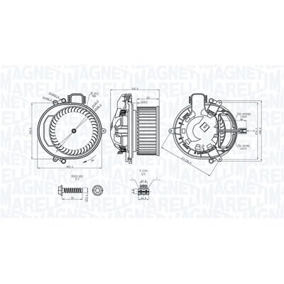 Magneti Marelli Innenraumgebläse - F20 F30 - Innenraumgebläse Magneti Marelli Innenraumgebläse - F20 F30 - Innenraumgebläse